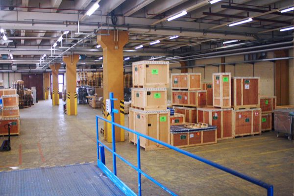 Cross dock ladingen en Warehousing